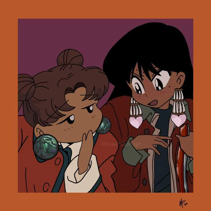 Androgynous babe profile banner