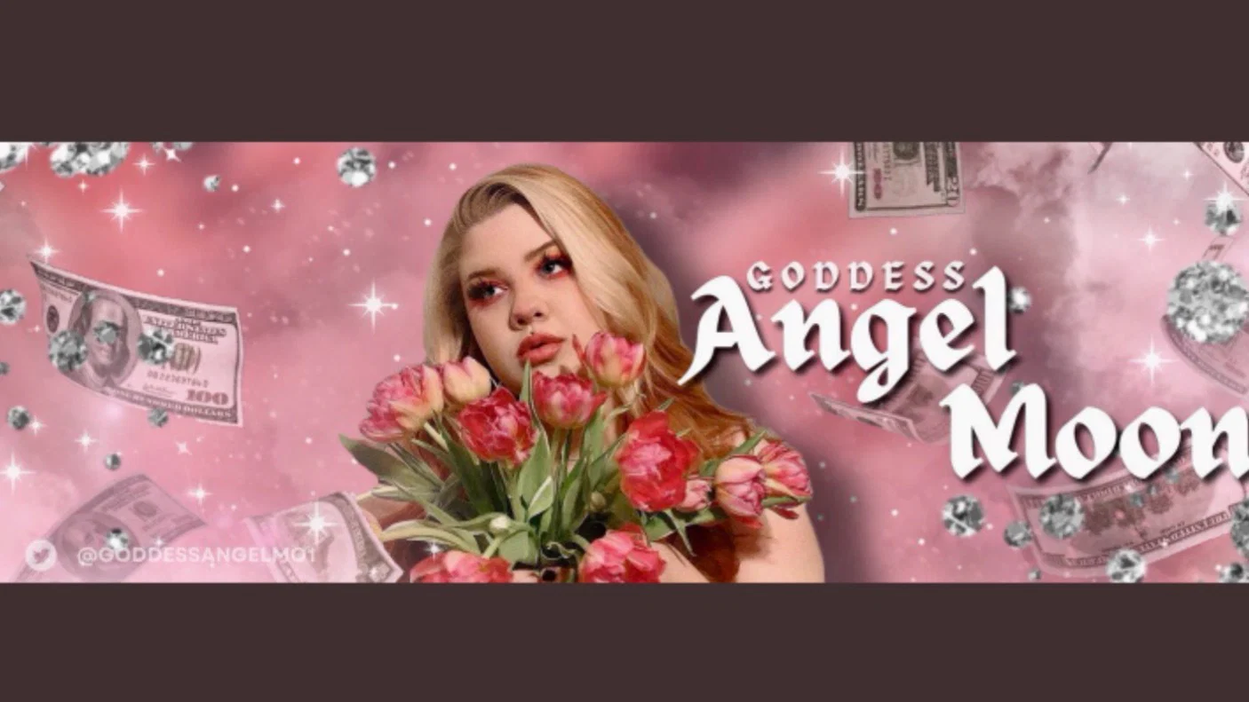 Goddess Angel Moon profile banner