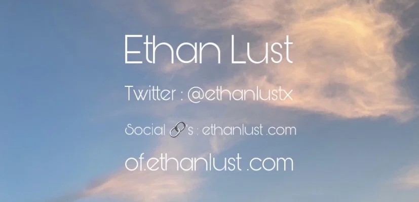 Ethan Lust profile banner