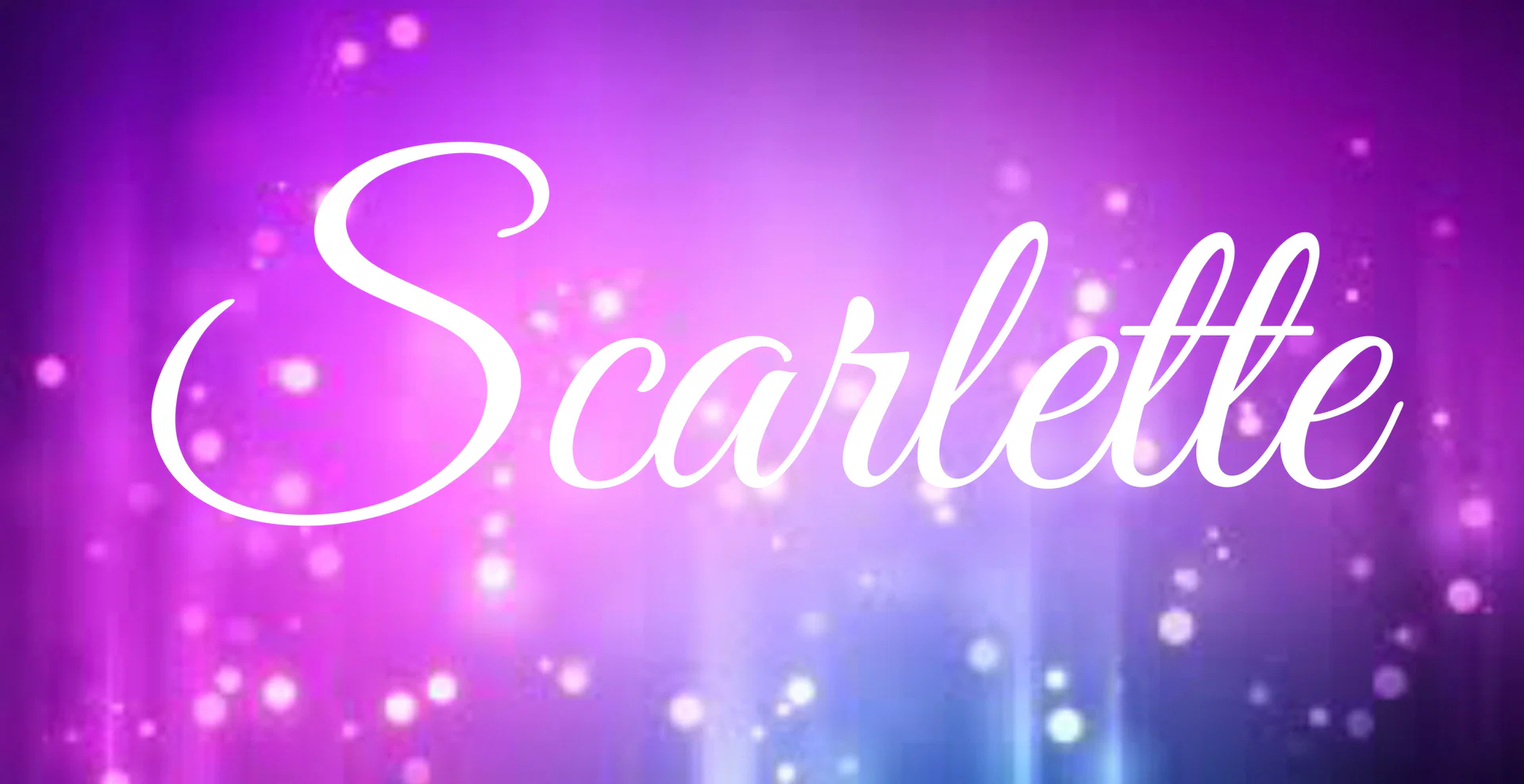 Scarlette profile banner