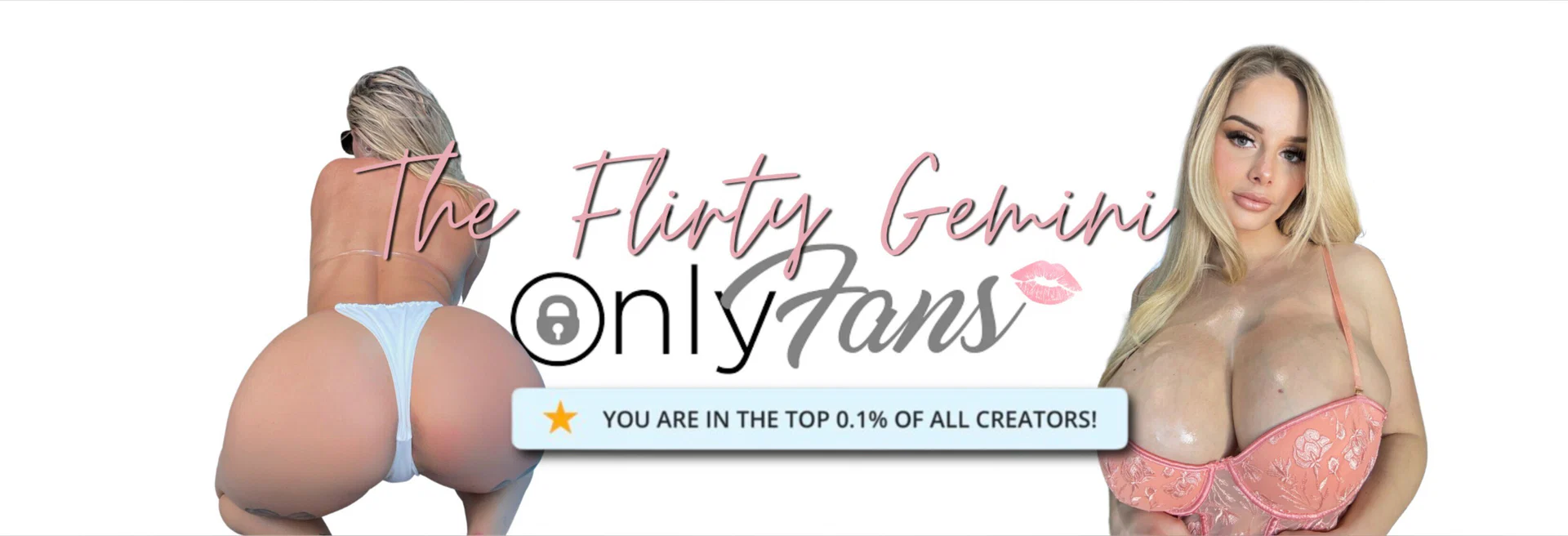 The Flirty Gemini VIP profile banner