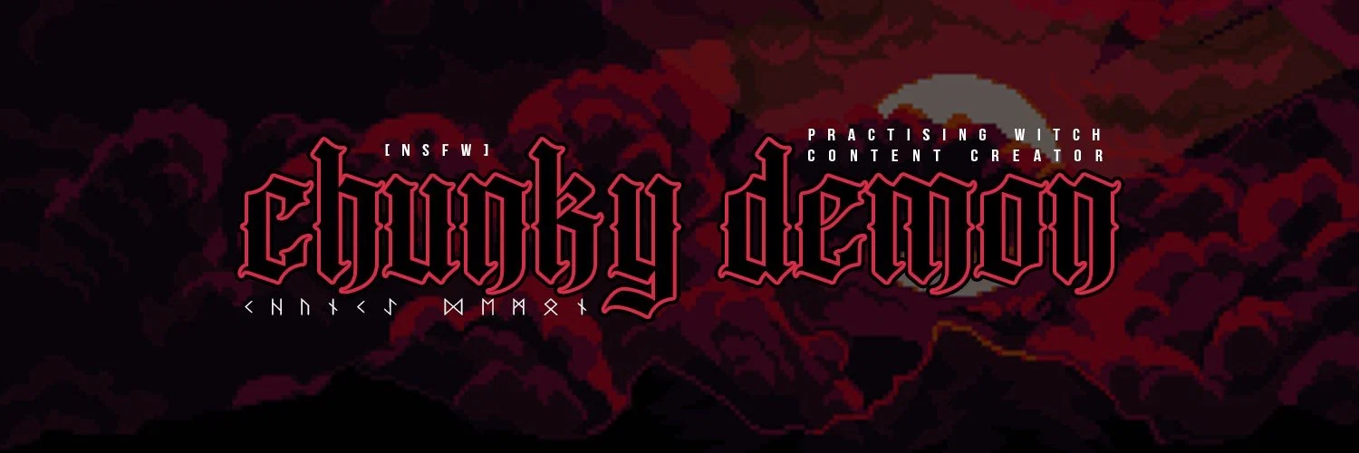 😈chunky_demon😈 profile banner