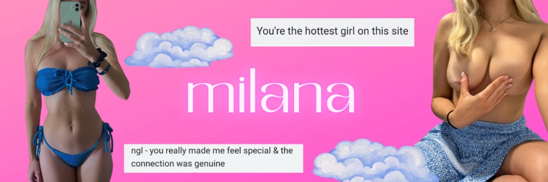 Millie, onlineš¤ profile banner