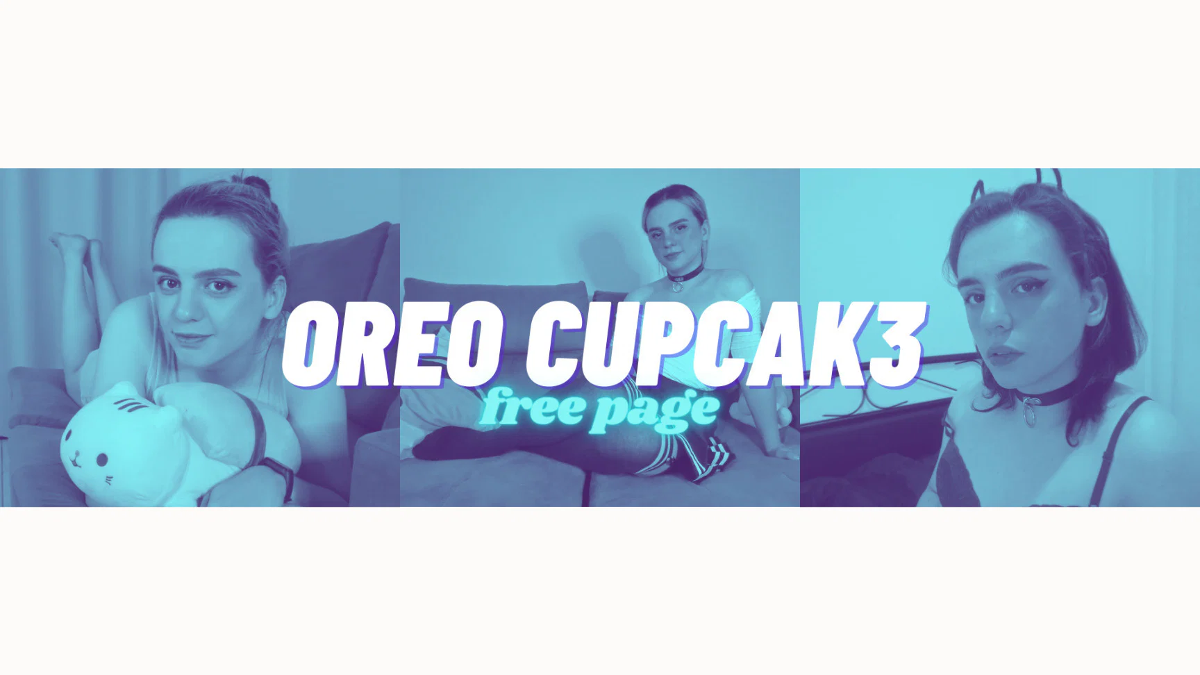 Oreo Cupcake Free profile banner