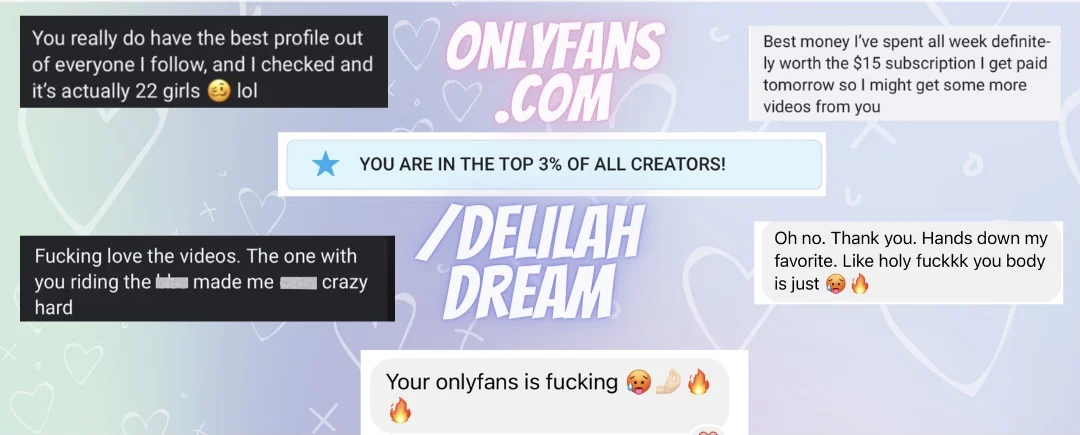 Delilah Dream FREE // ✨Video Wall ✨ profile banner