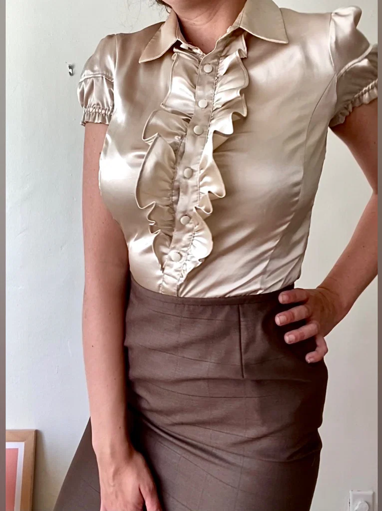 Satin Fetish Wife