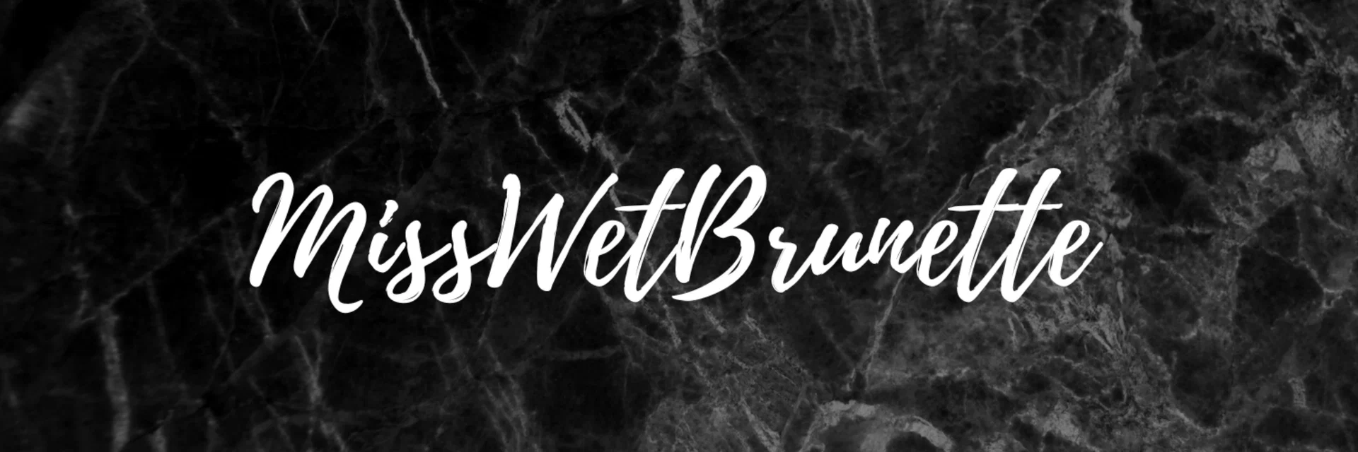 MissWetBrunette profile banner