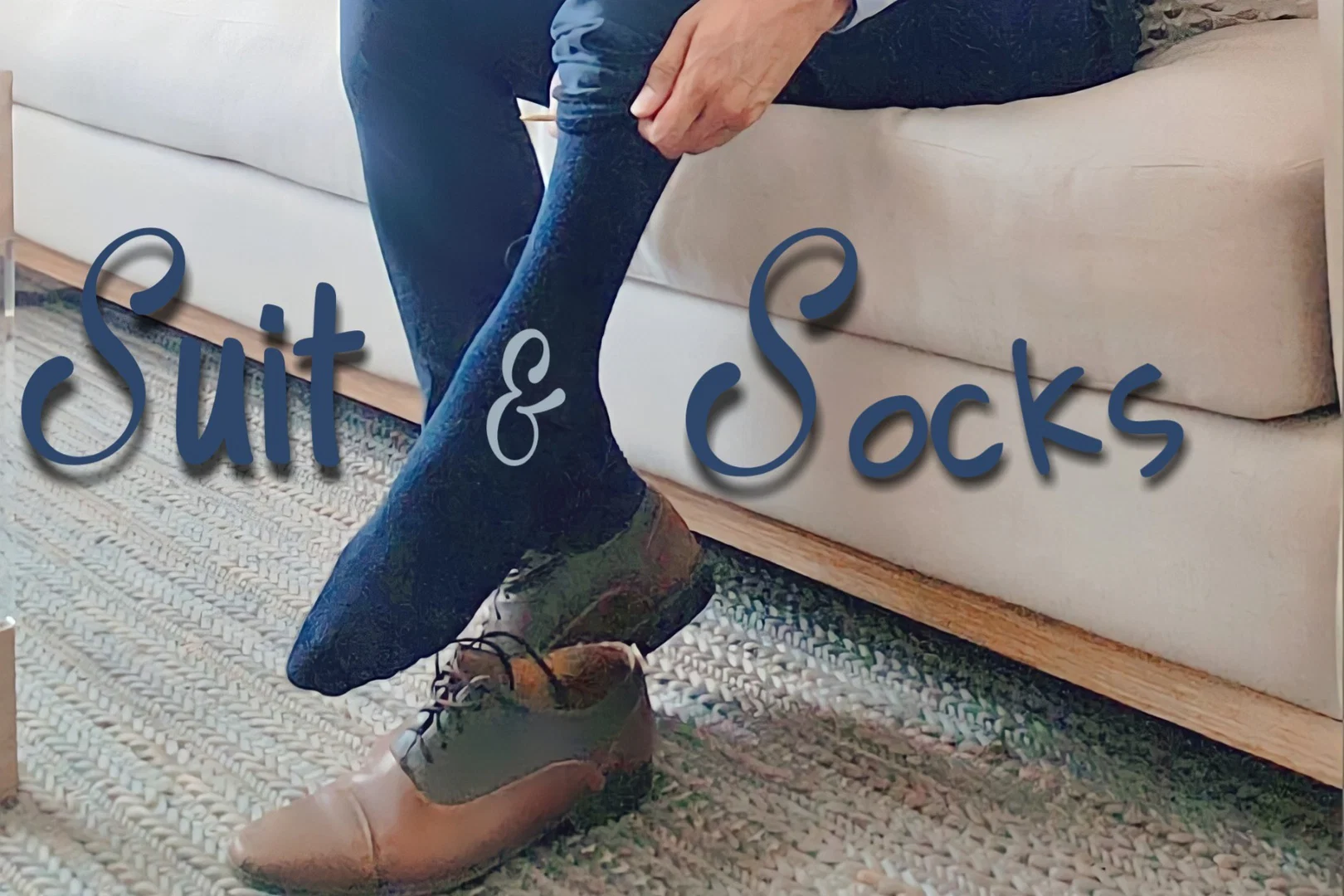 Suit and socks profile banner
