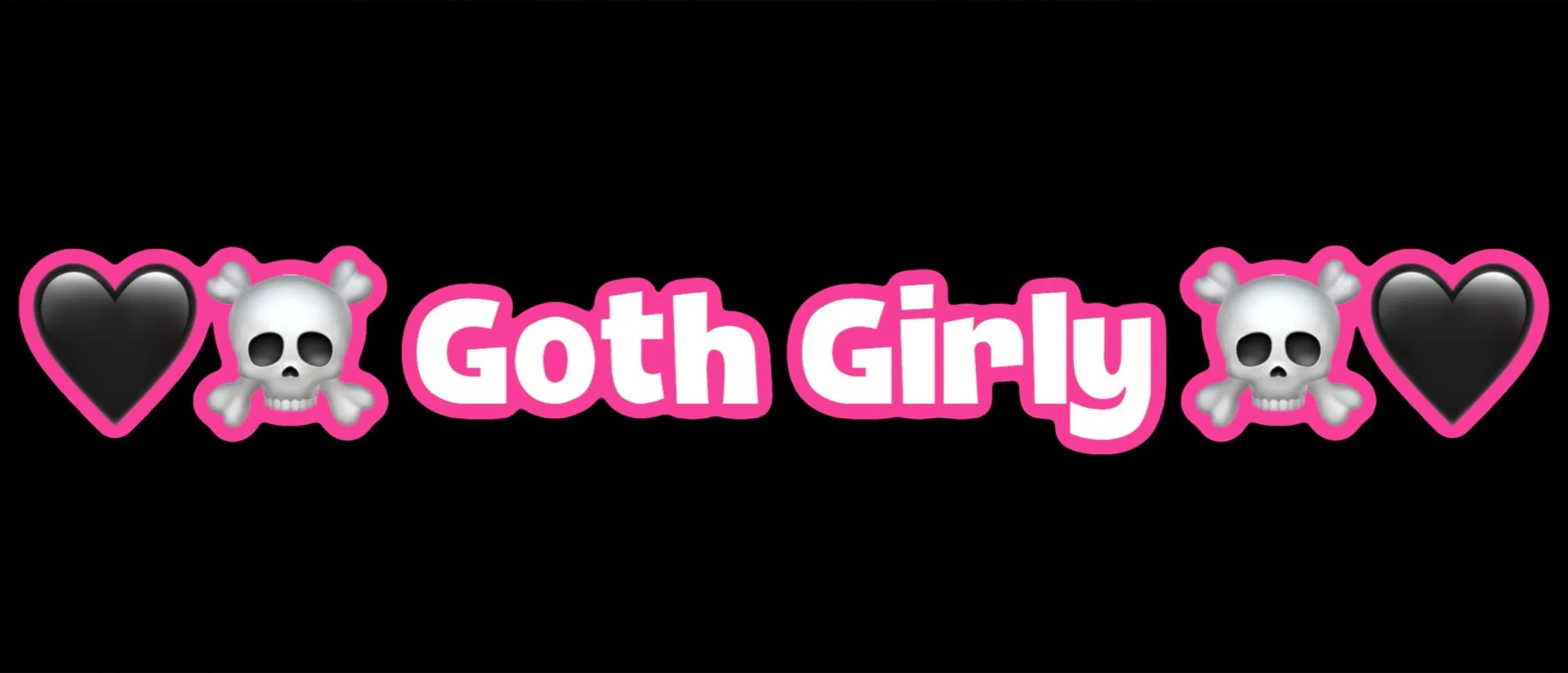 π€ Goth Girly π€ profile banner
