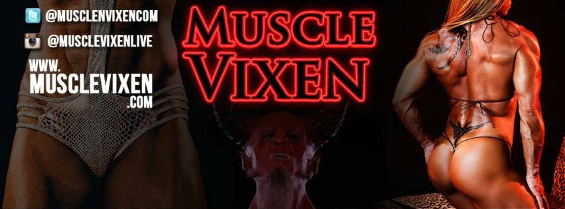 MuscleVixen profile banner