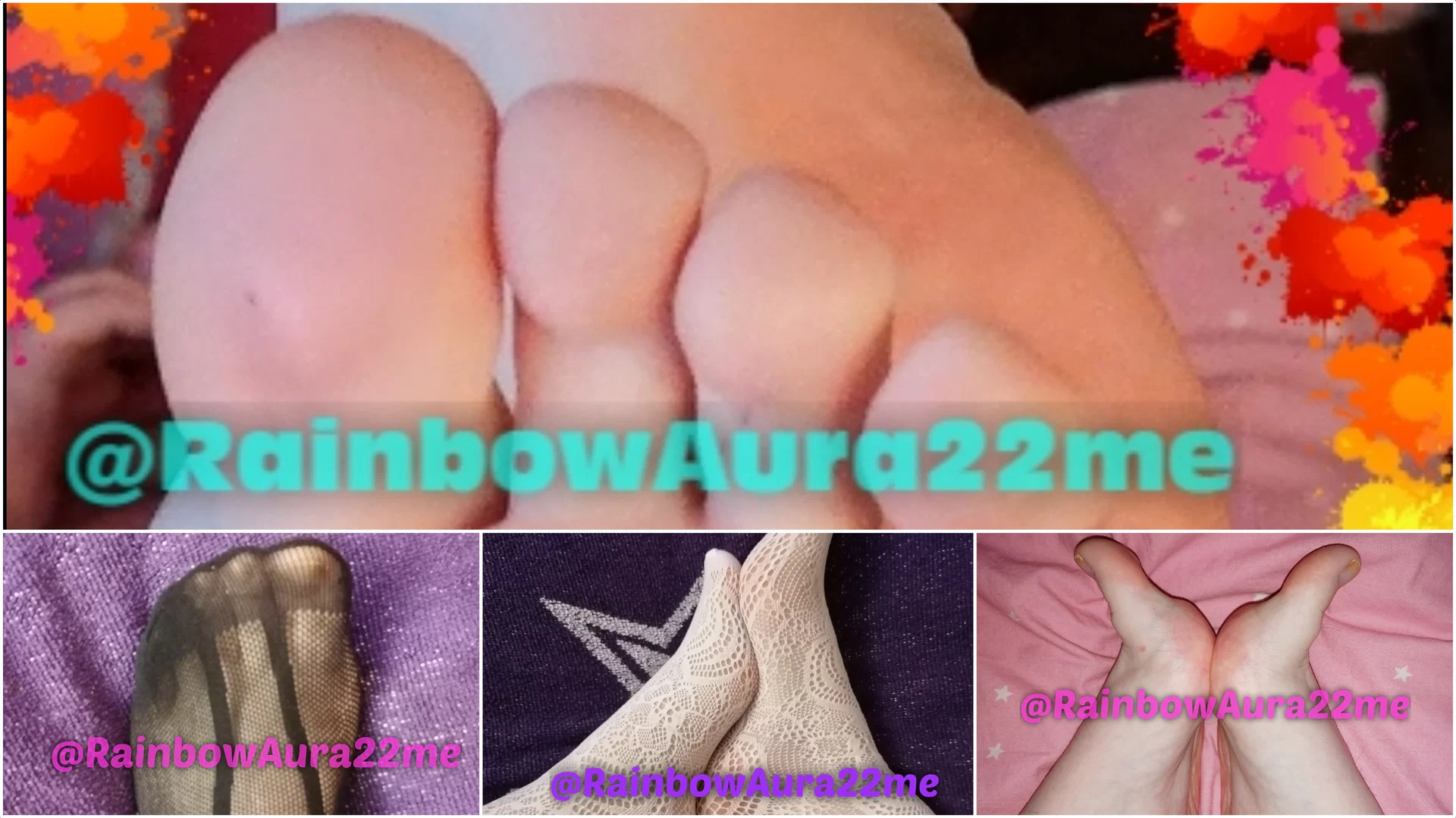 RainbowFeet22 profile banner