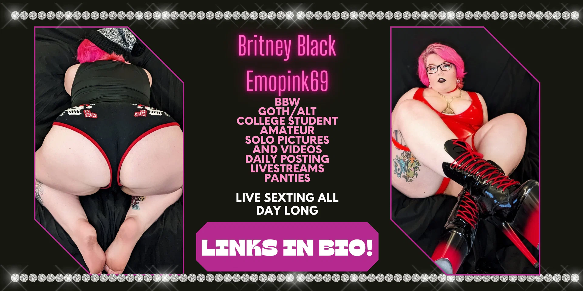🥵Britney🖤Your BBW College Gamer GF profile banner