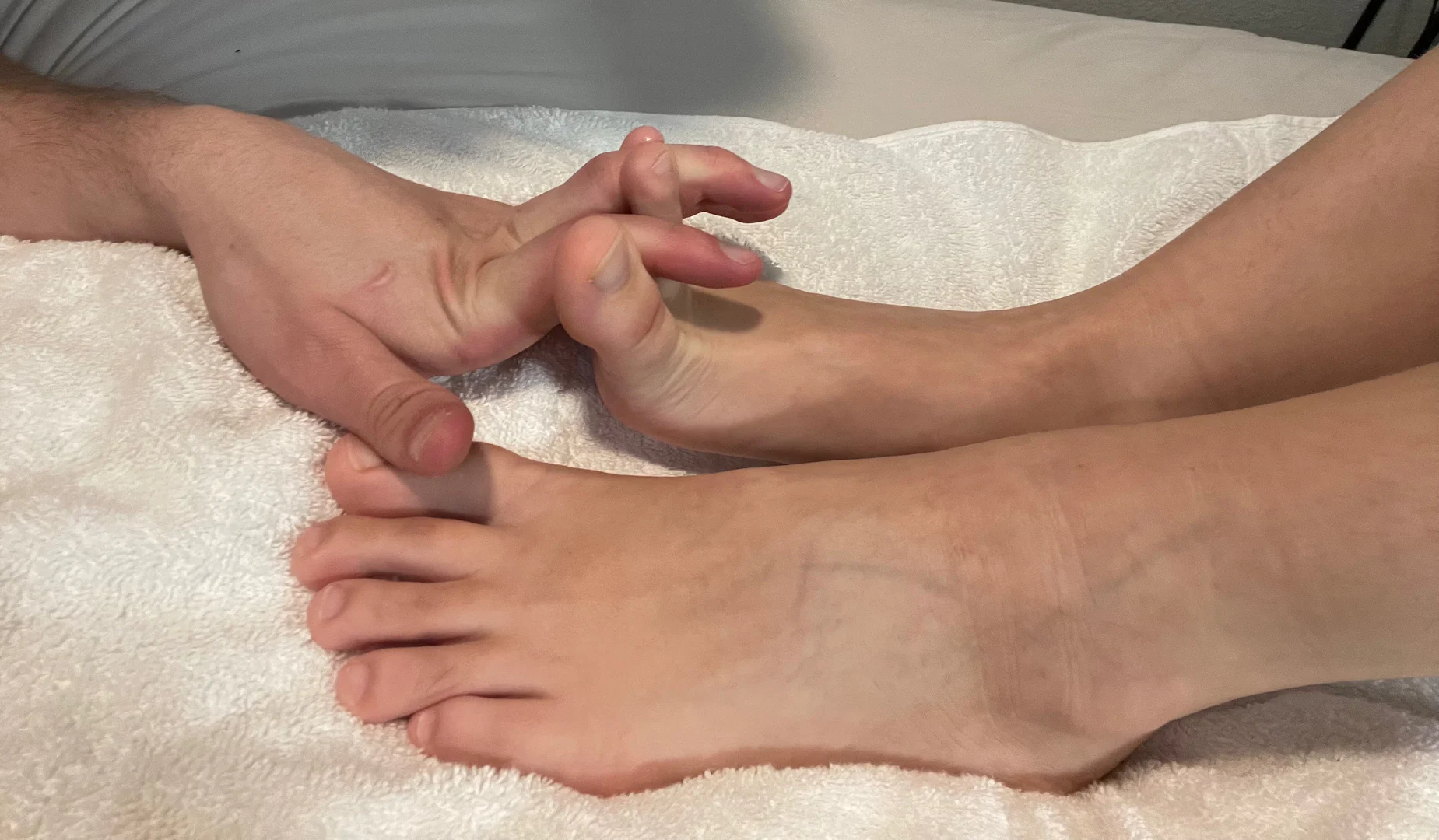 Tom and Jenny's foot worship page profile banner