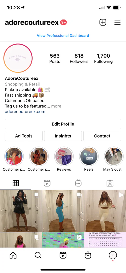 Adorecoutureex profile banner