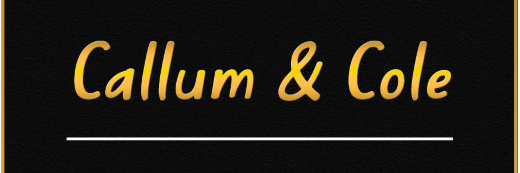 Callum&Cole profile banner