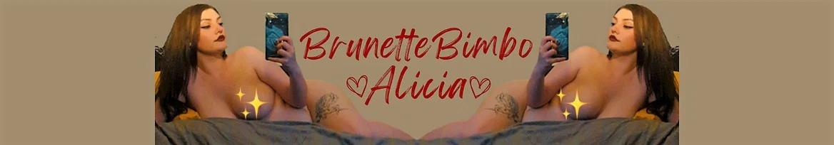 Alicia Jean ~ Brunette Bimbo profile banner
