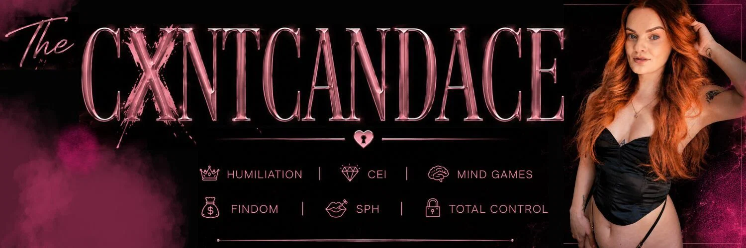 The Cxnt Candace 💣 Femdom Findom profile banner
