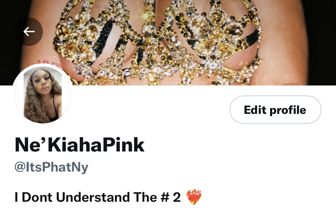 Ne’Kiaha P profile banner