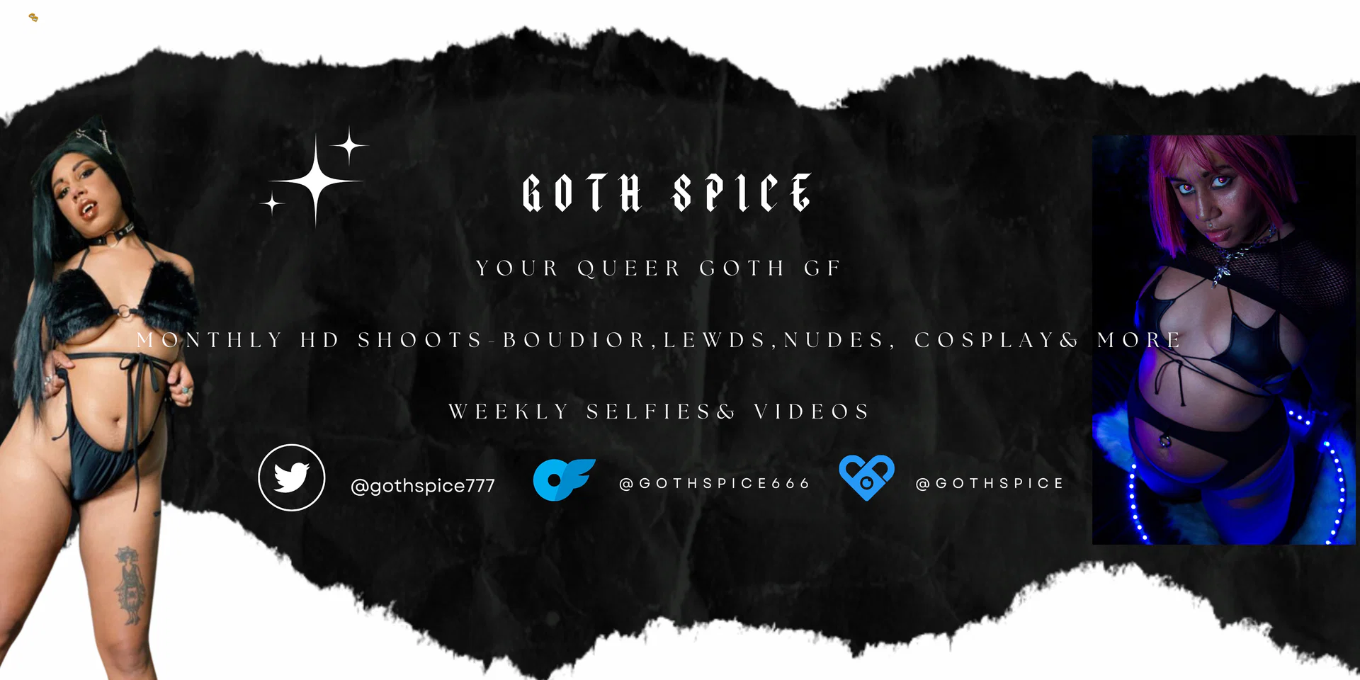 Goth Spice ™️ profile banner