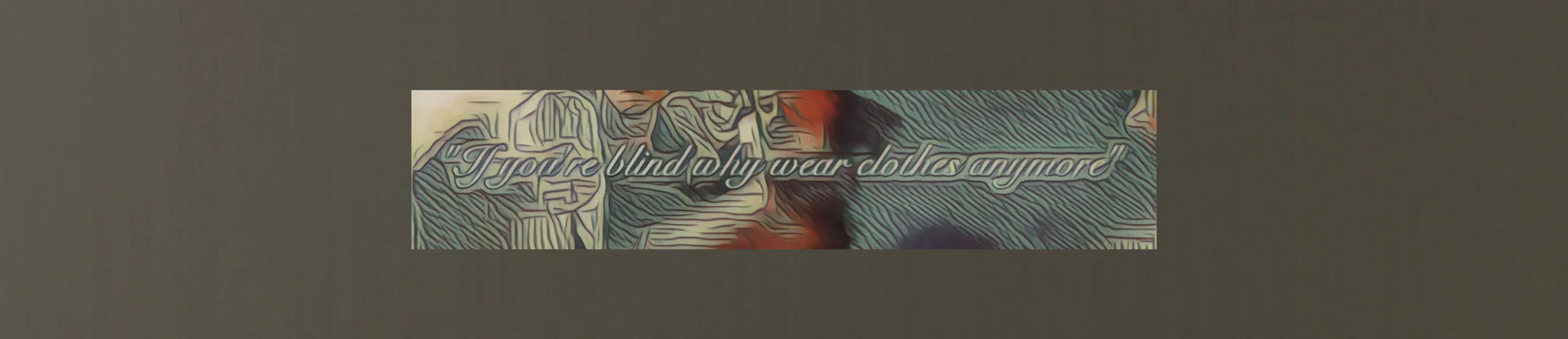 Blind Press (featuring The DrivingApe) profile banner