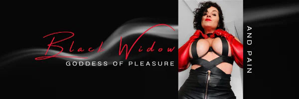 Black Widow πΈ GODDESS of PLEASURE βοΈ profile banner