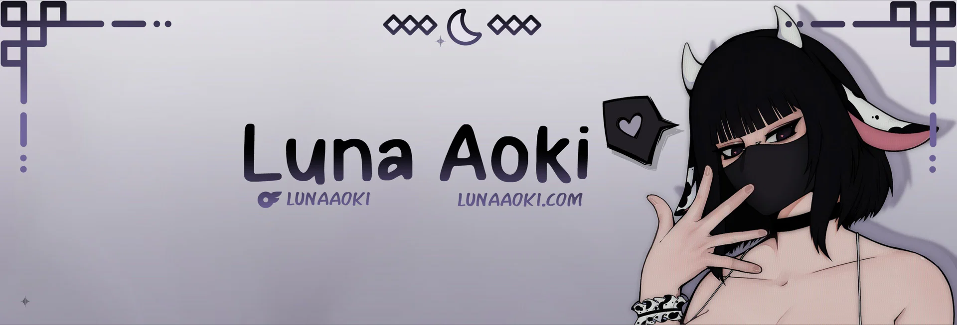 π€ Luna Aoki β Your Busty Goth GFπ€ profile banner