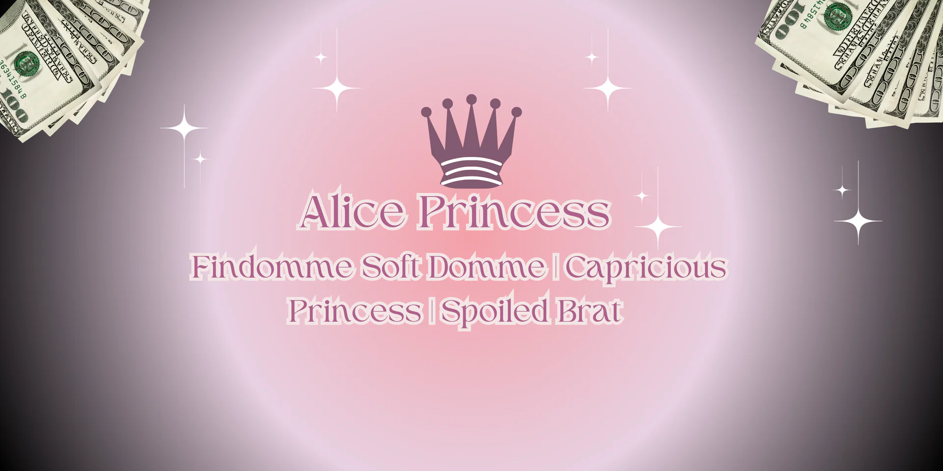 Alice Princess Findomme profile banner