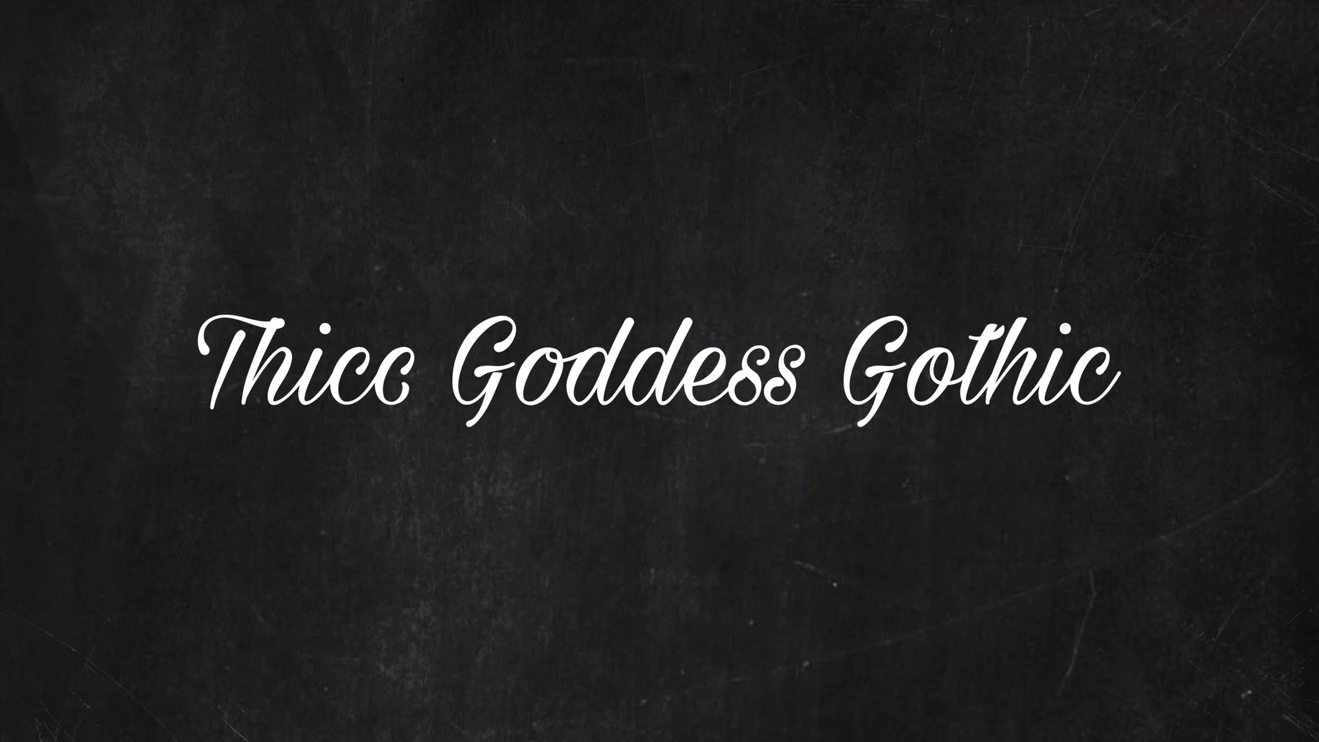 Thicc Goddess Gothic profile banner