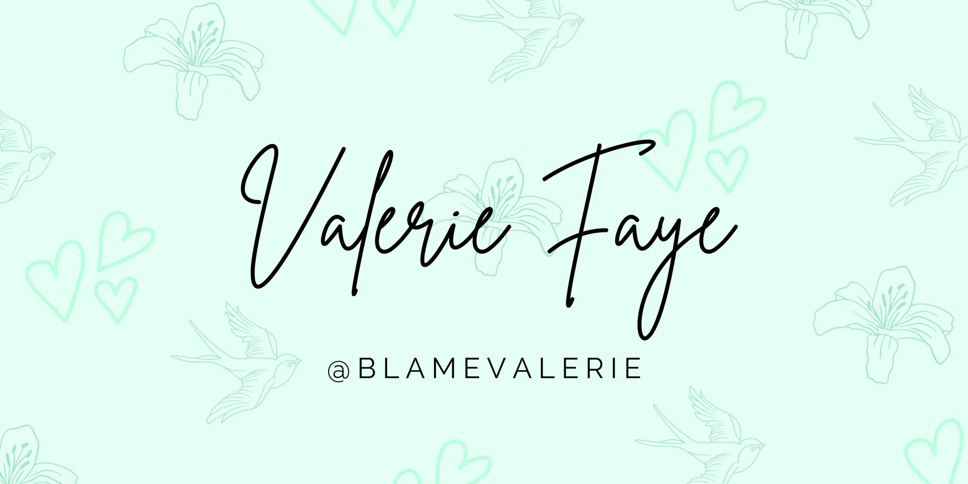 Valerie Faye profile banner
