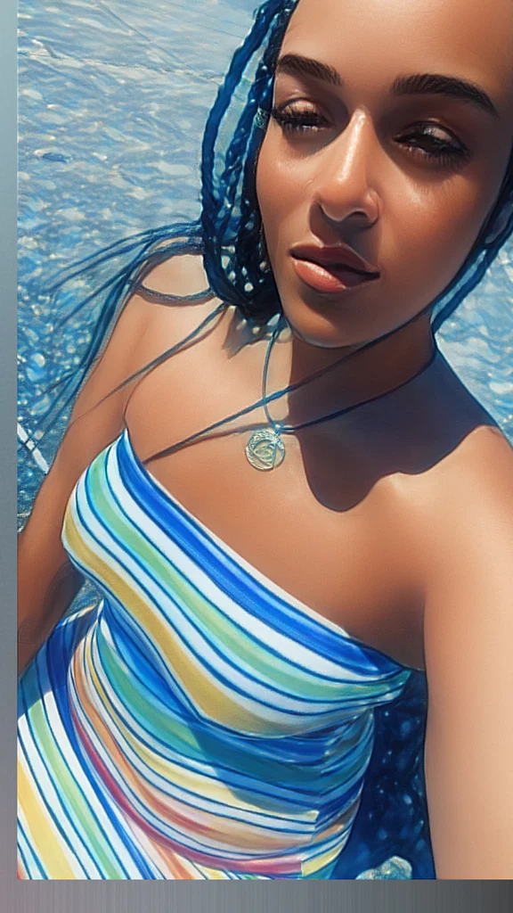 Biracial Moon Goddess