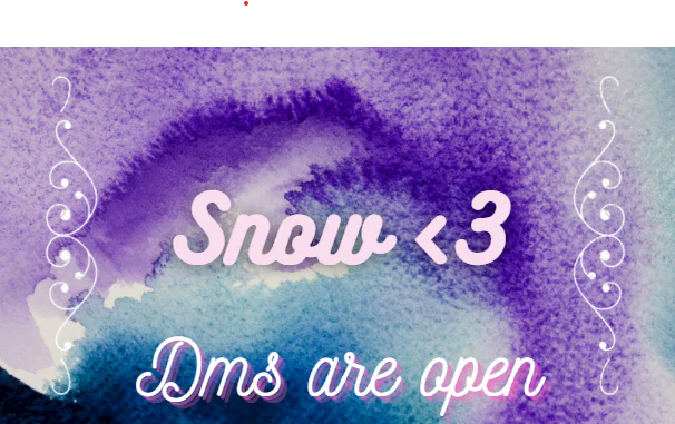 Snow <3 profile banner