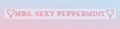 SexyPeppermint 2 profile banner