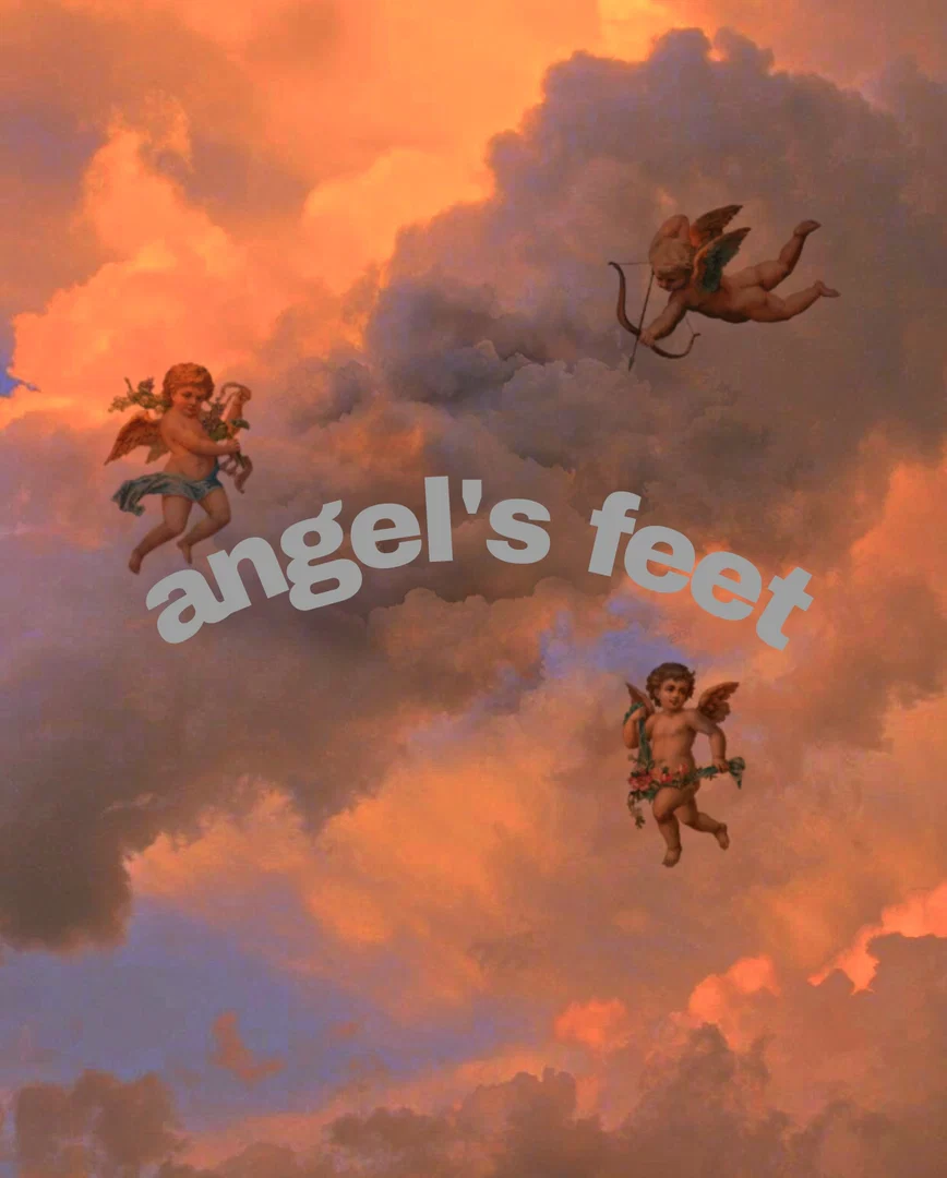 Angel's feet profile banner