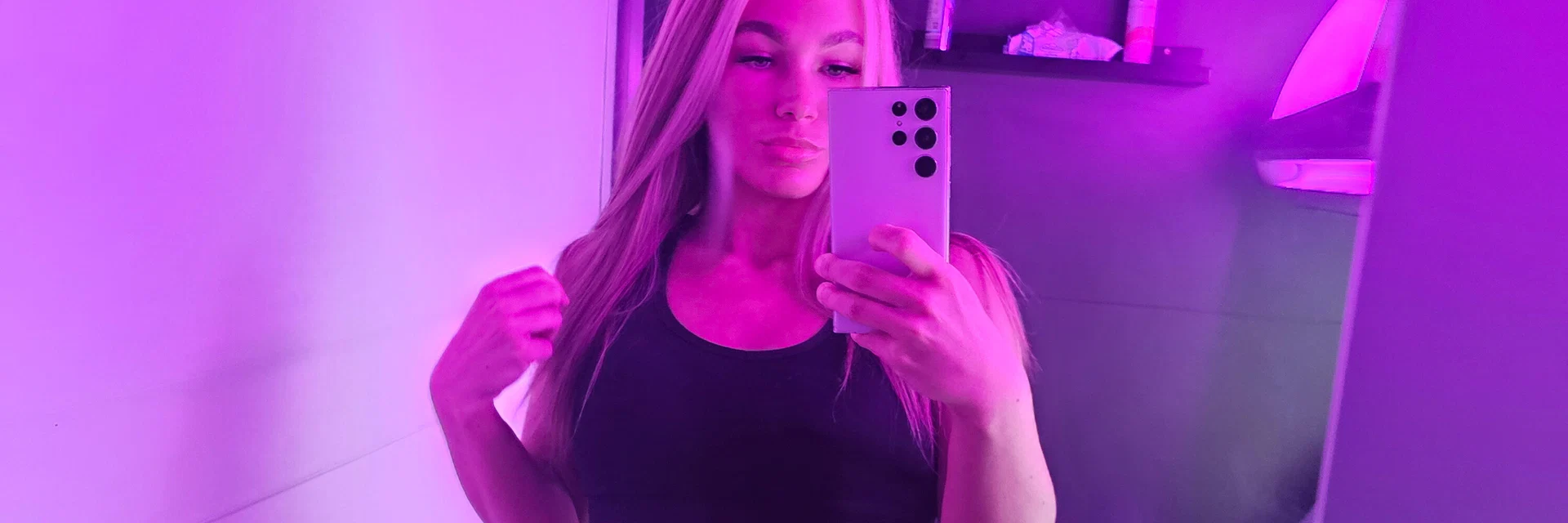 Petite blonde profile banner