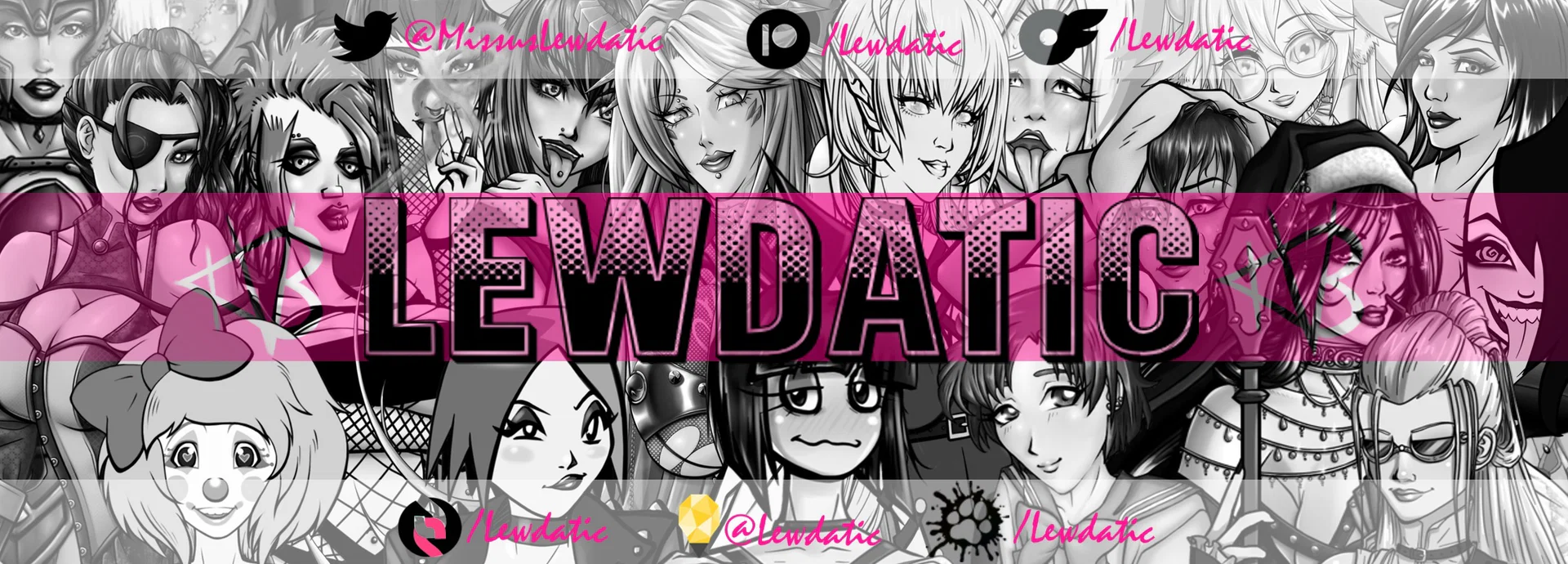 Lewdatic π profile banner
