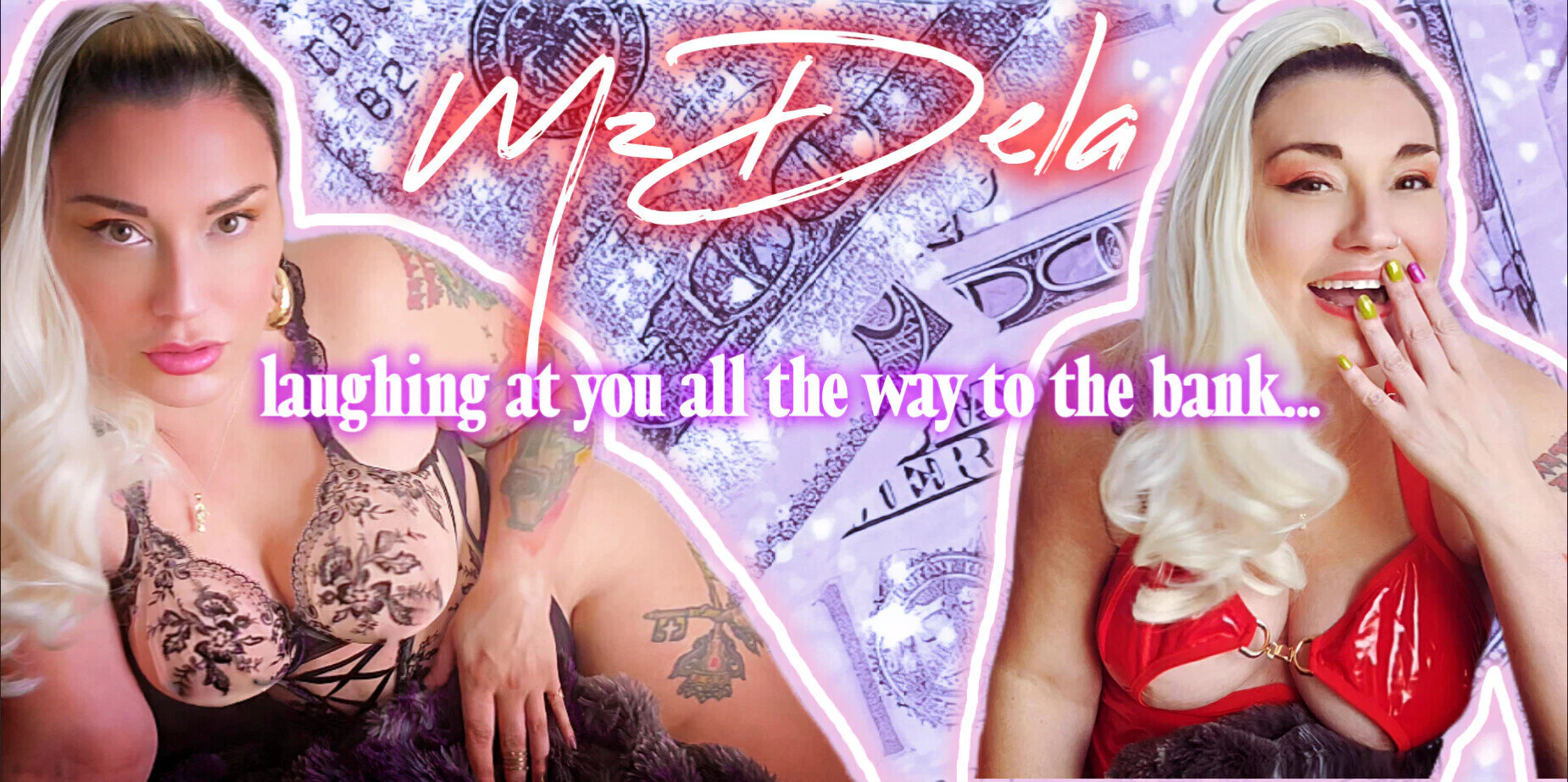 Mz Dela Florez πΊ Sensual Sadistic Findom profile banner