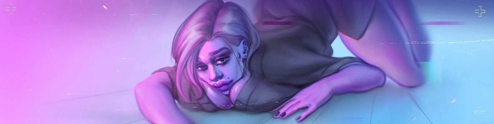 2069 | сyberpunk novel profile banner