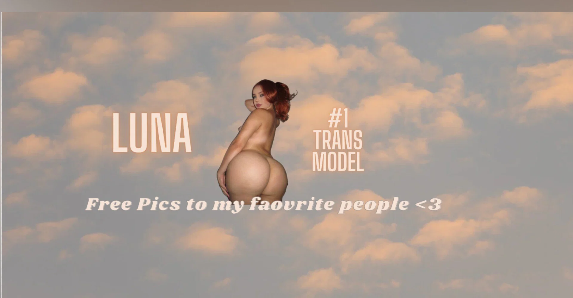 Lunacats π± SEXIEST TRANS on OF π profile banner