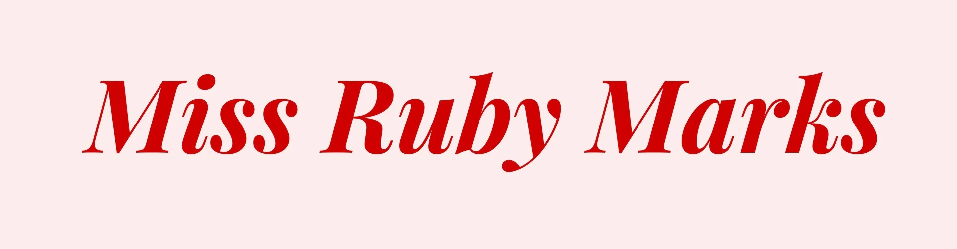 Miss Ruby Marks profile banner