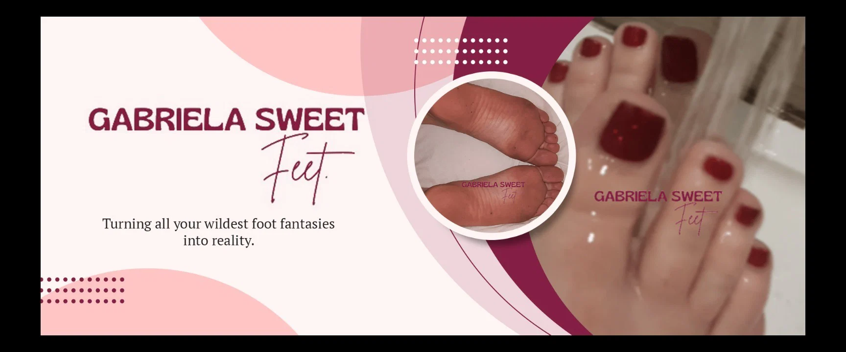 Gabriela Sweet Feet profile banner