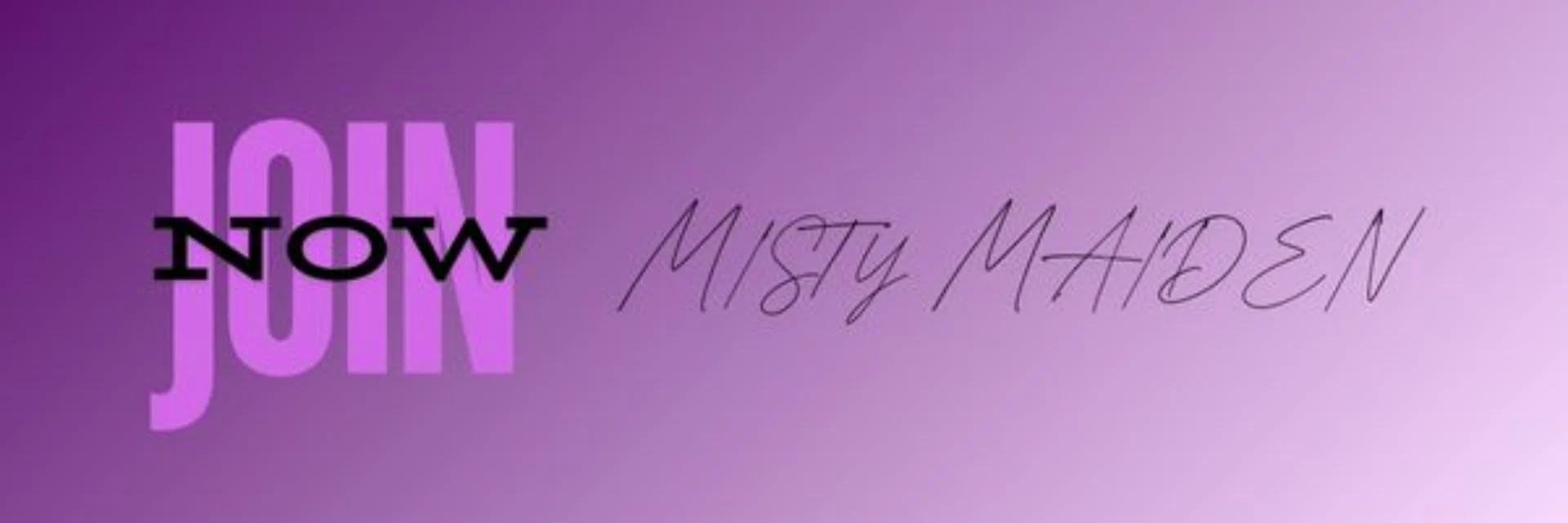 Misty Maiden profile banner