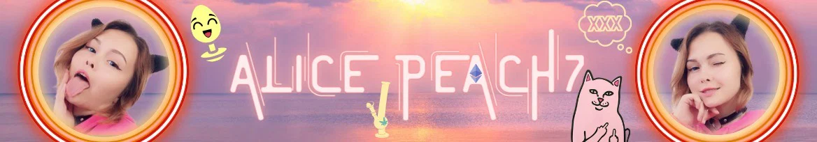 Peachy Alice profile banner