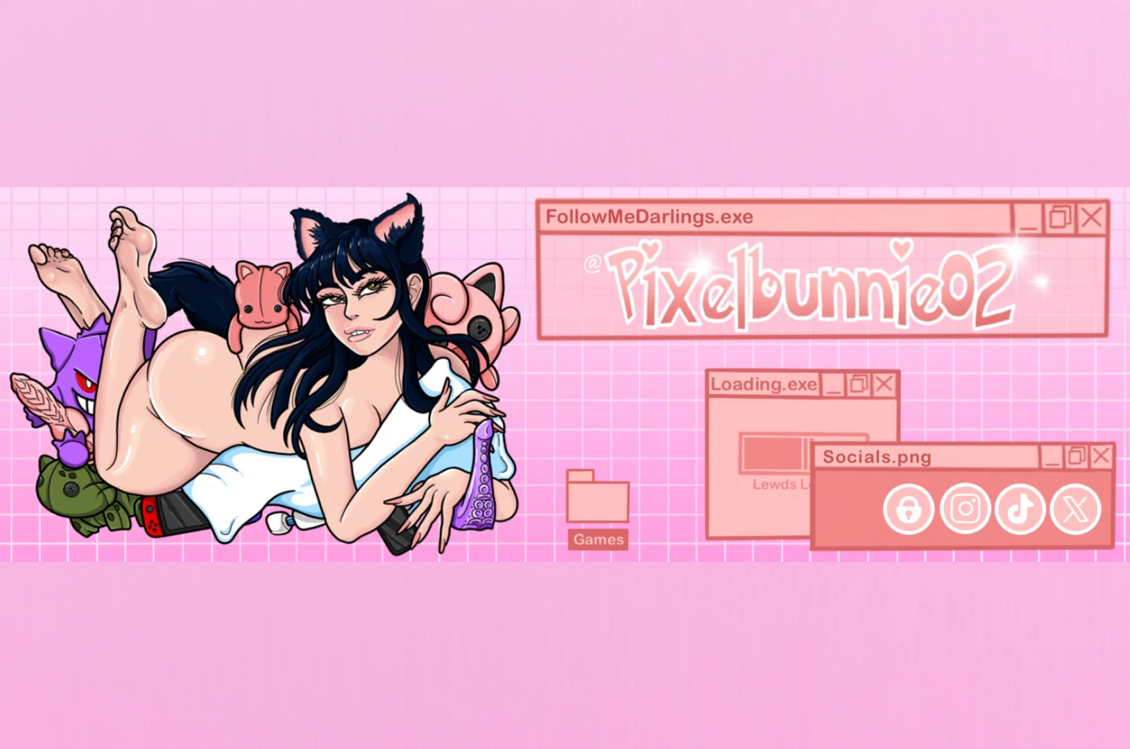 Pixelbunnie02 profile banner