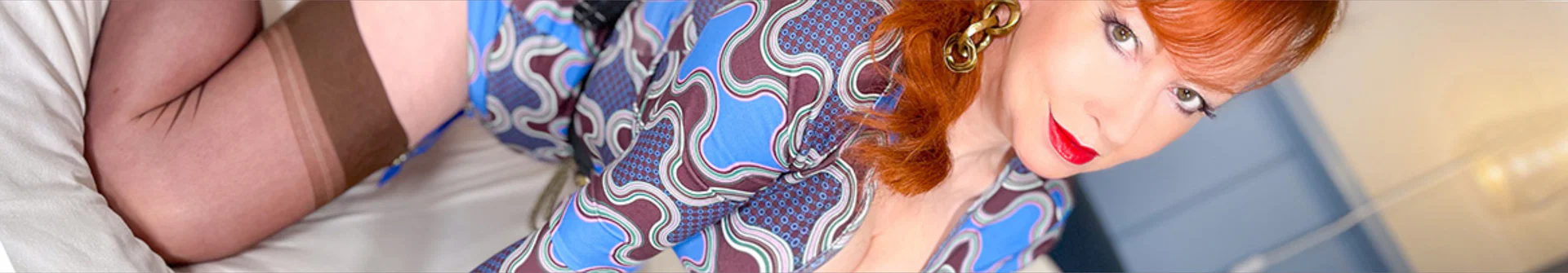 Red profile banner