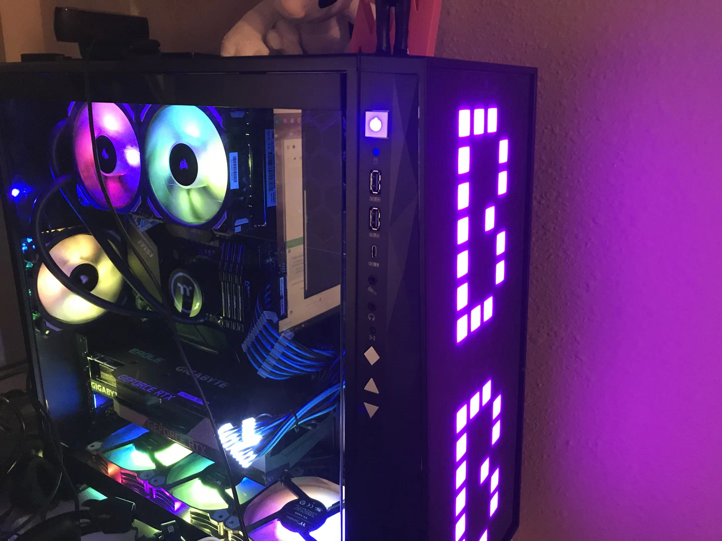 Hologram profile banner