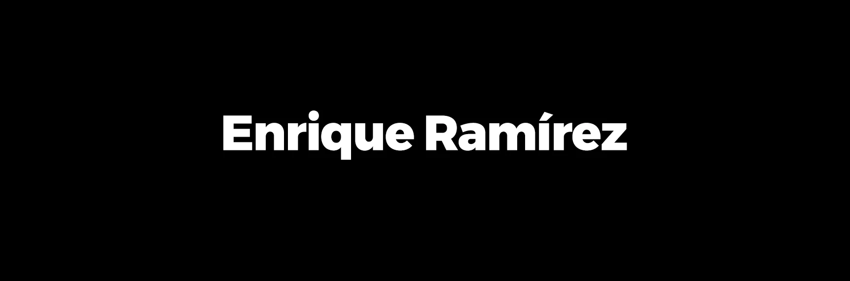 Enrique Ramirez profile banner