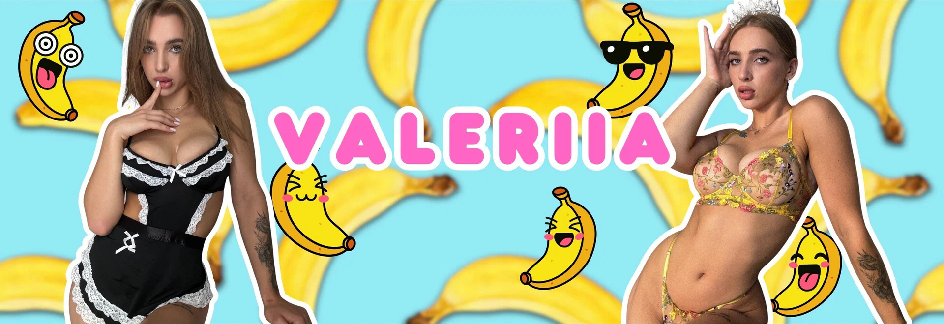 Valeriia🍌🐷 profile banner