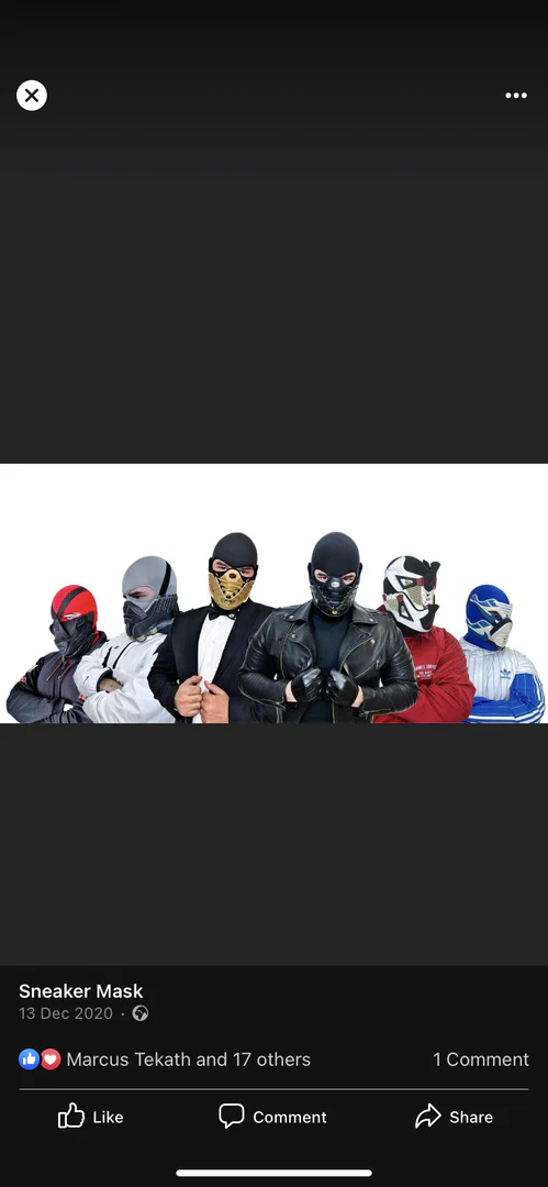 Sneaker Mask profile banner