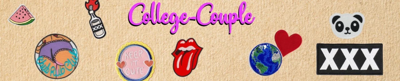 College-couple profile banner
