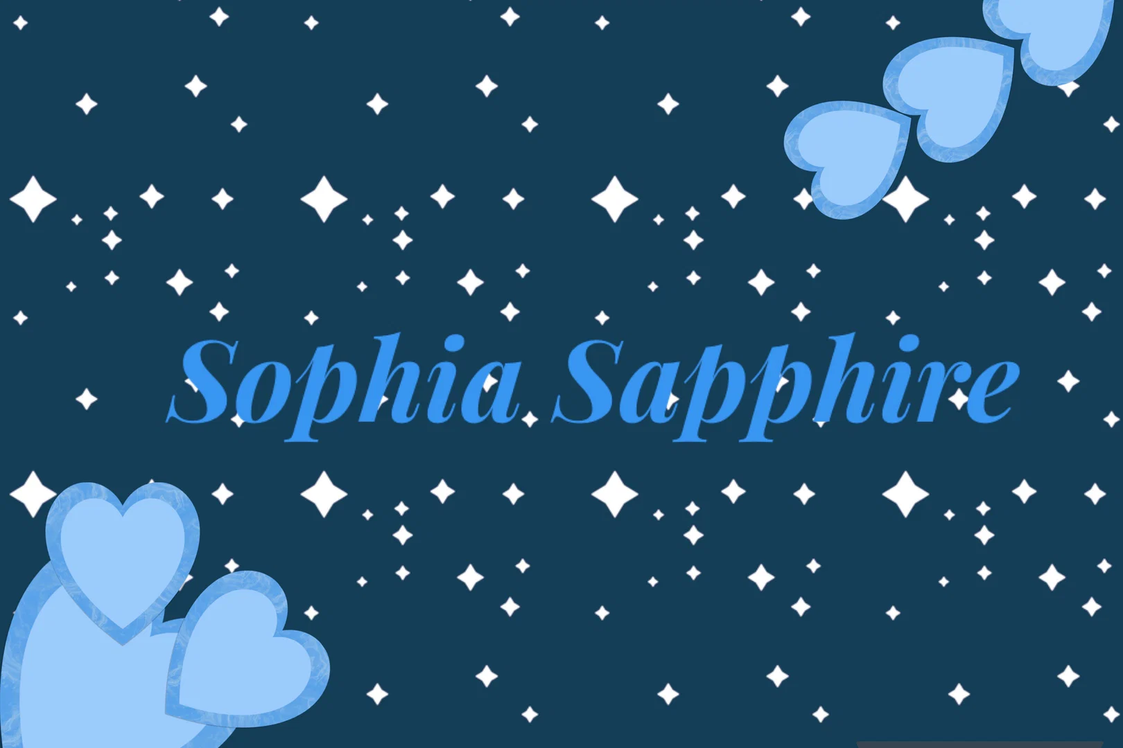 Sophia Sapphire profile banner